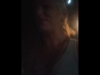 Masterbating on my evening stroll