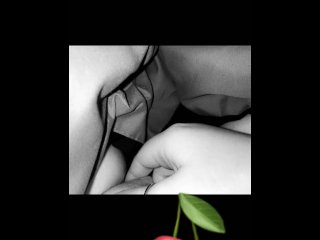 Masturbating solo