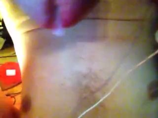Me shooting a massive load of cum on my own face