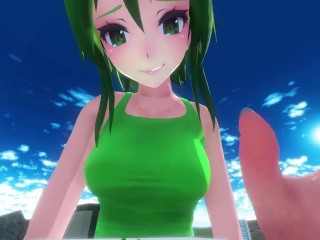 MMD Giantess Growth - Gumi's Bigger Day