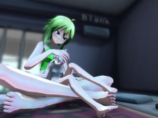 MMD Giantess Growth - Gumi's Movie Night
