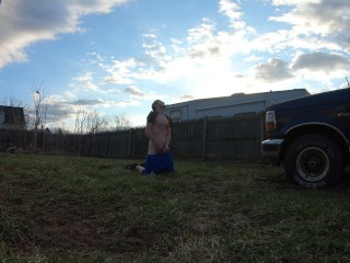 Morning Cum Outside (Onlyfans.com/Flint-Wolf)