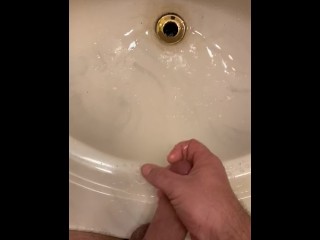 Morning wood piss
