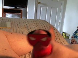 My Cock Cos-Play Of Spider-Man