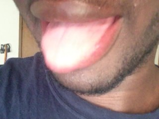 My drooling tongue vid 2 for that day...