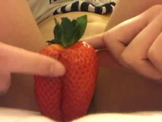 my Strawberry Pussy masturbation