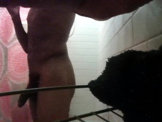 Nudist jerking off