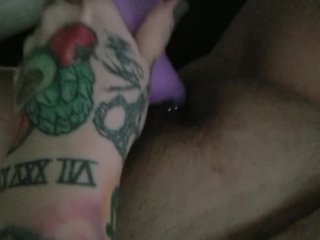 Olivia ink- close up masturbation wet pierced pussy