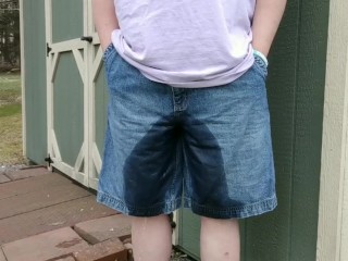 Outside Shorts Pee