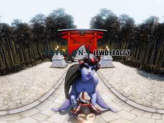 Overwatch - Mercy & Widowmaker Assisted Deepthroat [5K VR HENTAI]
