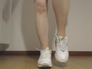 Pee on the nike shoes