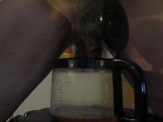 Peeing in a Coffee Carafe!
