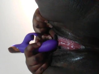 Pink pussy cumming from clit