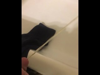 Pissing in ex’s bathtub