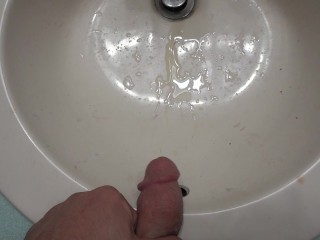 Pissing in the sink