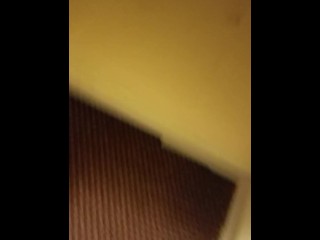 Pissing under the sink