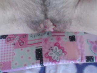 Playing with my beautiful big clit
