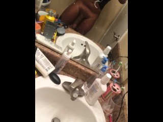 Playing with my big dick