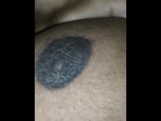 Playing with my moobs