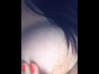 Playing with my nipples makes me horny