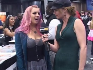 PornhubTV Lexi Belle Interview at eXXXotica 2012