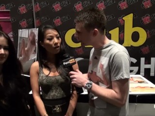 PornhubTV with Asa Akira at eXXXotica 2013