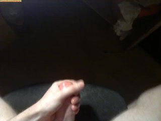 POV Big Ginger Dick jerks off. Irish redhead blows a load