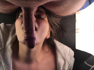 POV Handjob and Sucking Mouth Cum Play - Amateur Couple Dirty Desire