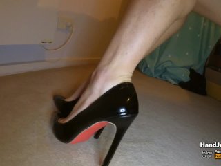 POV Stunning Footjob - Perfect ass