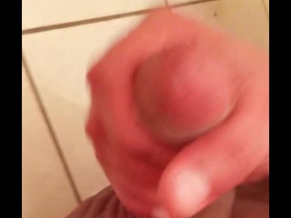 Public toilet jerking off