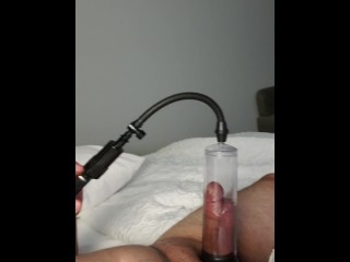 Pumping dick and balls