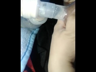 Pumping my full Breasts