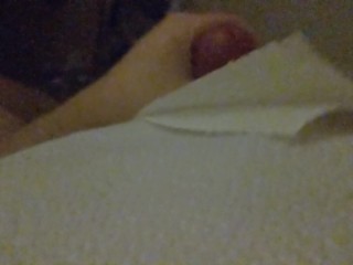 Quick jerk off and cum while talking dirty and groaning
