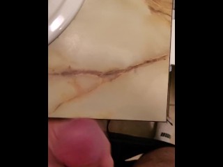 Quick Jerk Off in Bathroom