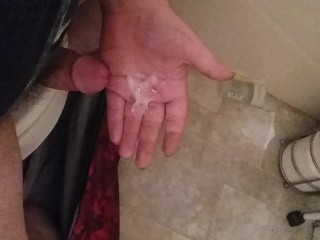 Quick thick cum shot  30 likes and I'll eat my load for the first time
