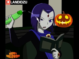 Raven handjob / Landidzu