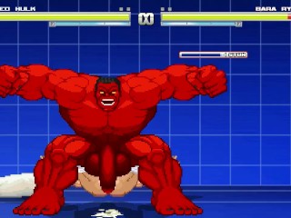 Red Hulk fucks Ryu