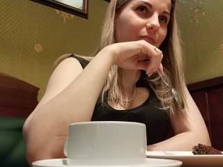 Remote Vibrator in Public Place - Letty Black