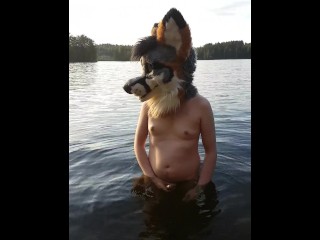 Repo pawing on the lake