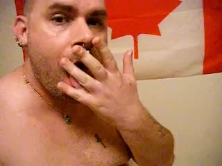 Riding dildo hard and fast