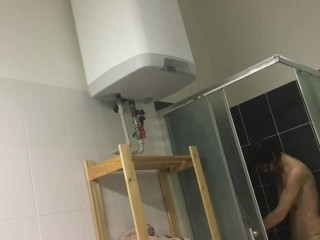 Russian  in the shower!