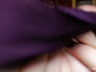 Satin panties challenge: would you be able to hold on without cumming?