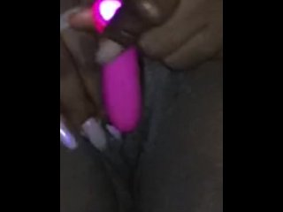 Sexy black pussy play