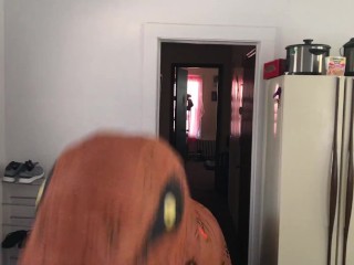 Sexy cosplayer play just dance with clothes on. Family friendly content.