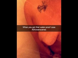 Sexy GILF showering