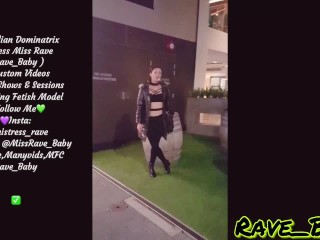 Sexy Smoking Domme gets playful in pvc boots and fishnets