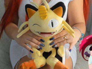 SFW **** ASMR 3DIO Cosplay JESSIE POKEMON  Ear Eating