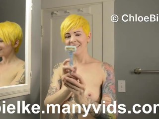 Shaving My Hairy Armpits