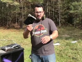 Shooting Lithium Ion Batteries with Tracer Incendiary Bullets! from a GUN!!