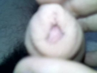 Slowly Playing With Foreskin